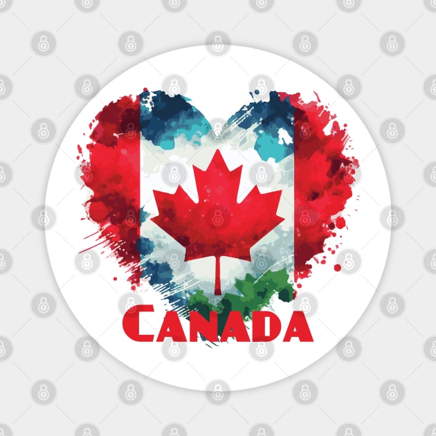 Love Canada Magnet by Heartsake